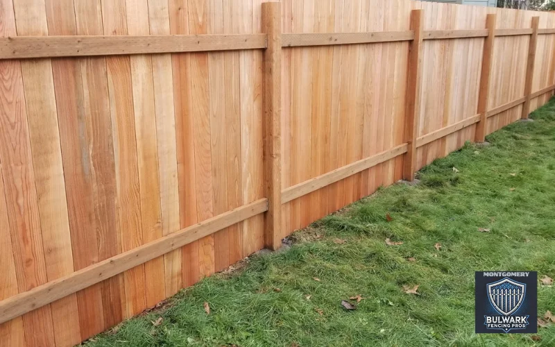Wood Fence - Montgomery Bulwark Fencing Pros